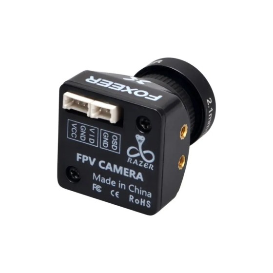 Original Foxeer Mini Standard HD 5MP 2.1mm M12 1200TVL PAL NTSC Switchable 4ms Latency Racing Drone Camera Advanced Operators
